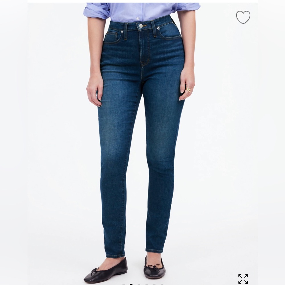 NWT Madewell Curvy High-Rise Skinny Jeans